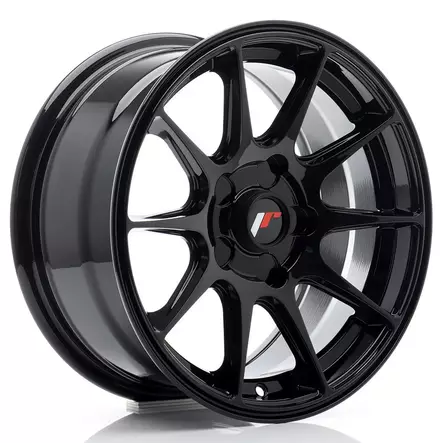JR Wheels JR11 15x7 ET30 5H Blank Gloss Black - Japan Racing vanteet - 5902211976370 - 1