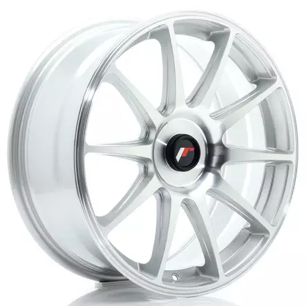 JR Wheels JR11 18x7,5 ET40 5x120 Silver Machined - Japan Racing vanteet - 5906871176750 - 1