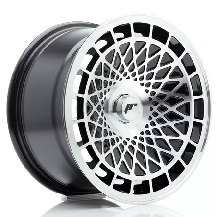 JR Wheels JR14 15x8 ET25 4x108 Gloss Black Machined Face - Japan Racing vanteet - 5906871170130 - 1