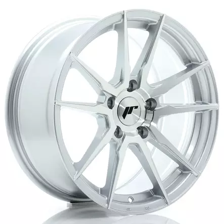 JR Wheels JR21 17x8 ET35 5x112 Silver Machined Face - Japan Racing vanteet - 5906871162500 - 1
