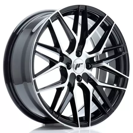 JR Wheels JR28 18x7,5 ET40 4x100 Gloss Black Machined Face - Japan Racing vanteet - 5902211958000 - 1