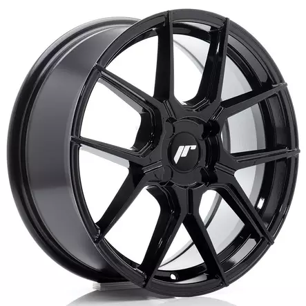 JR Wheels JR30 17x7 ET20-40 BLANK Gloss Black - Japan Racing vanteet - 5906871153270 - 1
