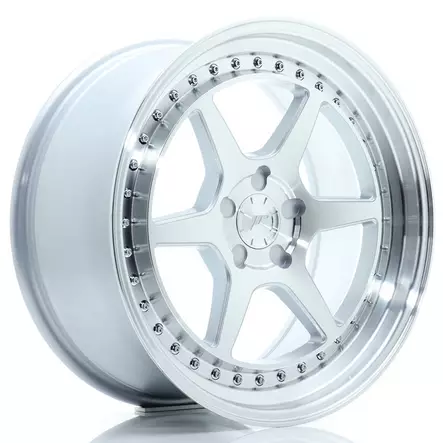 JR Wheels JR43 18x8,5 ET15-35 5H BLANK Silver w/Machined Face - Japan Racing vanteet - 5902211960690 - 1