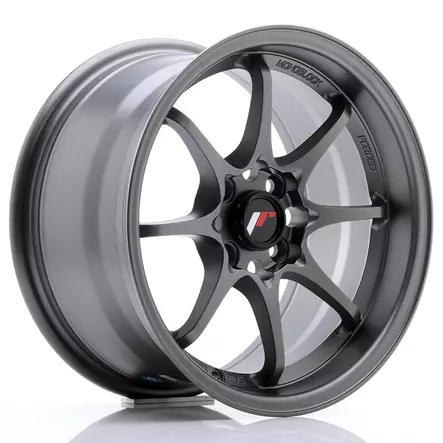JR Wheels JR5 15x8 ET28 4x100 Matt Gun Metal - Japan Racing vanteet - 5902211917670 - 1