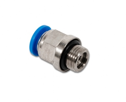 Paineilmaliitin 1/8" G uroskierre 1/4" letku - Paineilmaliittimet ja sovitteet - paineil0050 - 2