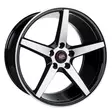 Barzetta Capitano Black Polished 5x108 17x8 ET35 - Alumiinivanteet muut merkit - 6438431011250 - 1