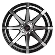 Grottesco Black Polished 9x17 - Alumiinivanteet muut merkit - BARZ01160 - 5
