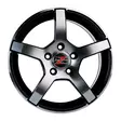 Inverno Black Polished 7.5x17 - Alumiinivanteet muut merkit - 6438431011540 - 2