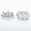 Japan Racing pultattava keskittävä spacer 15mm 5x114,3 64,1 hopea - Spacerit - 5902211939450 - 1