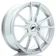 JR Wheels JR21 17x7 ET20-40 BLANK Machined Silver - Japan Racing vanteet - 5902211995760 - 1