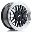JR Wheels JR23 17x8 ET20-45 5H BLANK Gloss Black w/Machined Lip - Japan Racing vanteet - 5902211995050 - 1