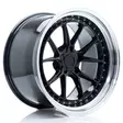 JR Wheels JR39 19x11 ET0-25 5H BLANK Glossy Black w/Machined Lip - Japan Racing vanteet - 5902211970330 - 1