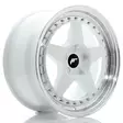 JR Wheels JR6 17x8 ET20-35 5H BLANK White w/Machined Lip - Japan Racing vanteet - 5902211999270 - 1