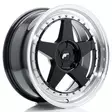 JR Wheels JR6 18x8 ET20-35 5H BLANK Gloss Black w/Machined Lip - Japan Racing vanteet - 5902211999430 - 1