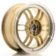 JR Wheels JR7 16x7 ET38 4x100/114 Gold w/Machined Lip - Japan Racing vanteet - 5902211917960 - 1