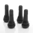 Set of 4 air valves (EPDM+Brass) BLACK - Venttiilit vanteille - 5906871153850 - 1