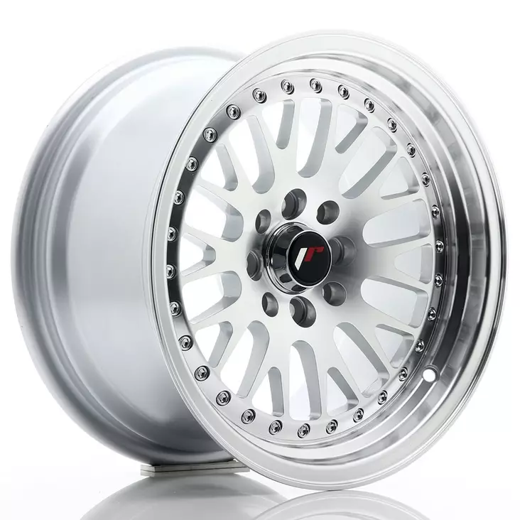 JR Wheels JR10 15x8 ET20 4x100/108 Silver Machined Face - Japan Racing vanteet - 5902211903000 - 1