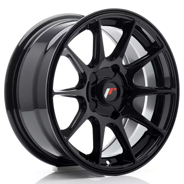 JR Wheels JR11 15x7 ET30 5H Blank Gloss Black - Japan Racing vanteet - 5902211976370 - 1