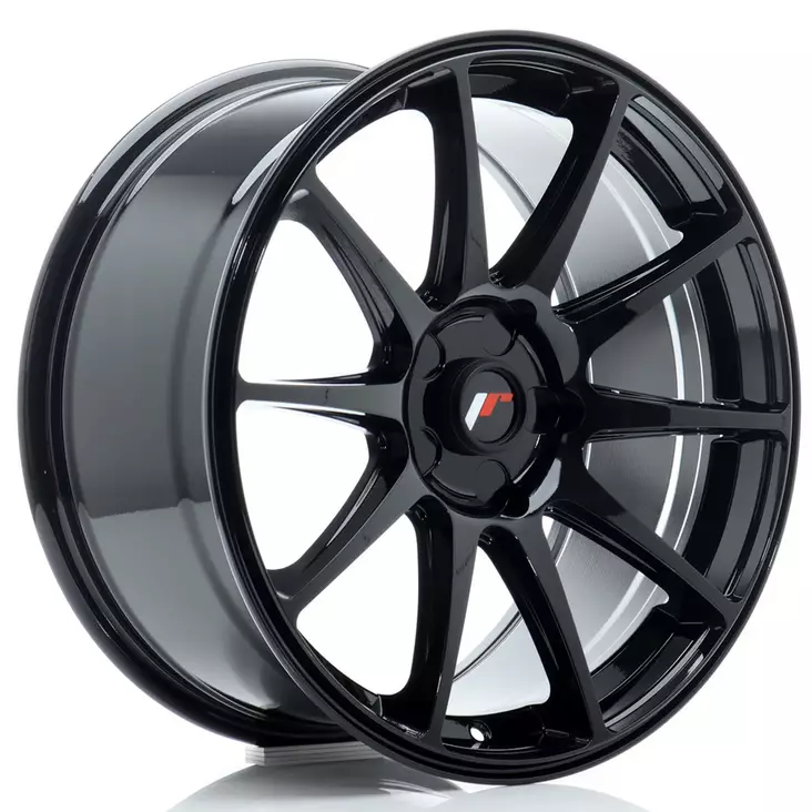 JR Wheels JR11 18x8,5 ET40 5x114,3 Gloss Black - Japan Racing vanteet - 5906871179140 - 1