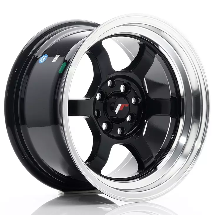JR Wheels JR12 15x8,5 ET13 4x100/114 Gloss Black - Japan Racing vanteet - 5902211906490 - 1