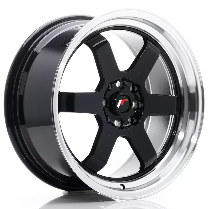 JR Wheels JR12 17x8 ET33 4x100/114 Gloss Black - Japan Racing vanteet - 5902211906650 - 1