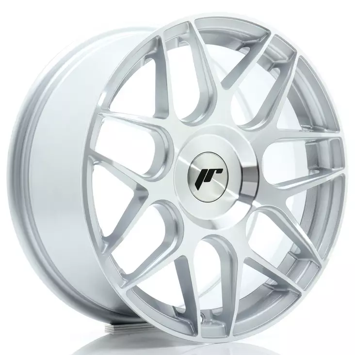 JR Wheels JR18 16x7 ET20-35 BLANK Silver Machined Face - Japan Racing vanteet - 5902211993490 - 1