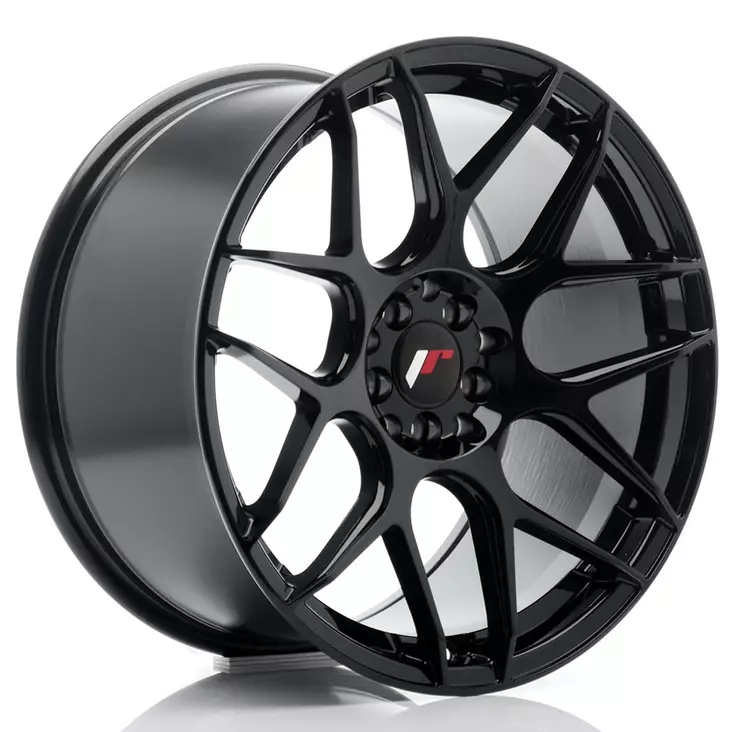 JR Wheels JR18 18x9,5 ET35 5x100/120 Gloss Black - Japan Racing vanteet - 5902211994220 - 1