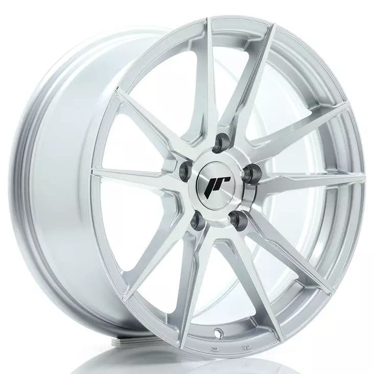 JR Wheels JR21 17x8 ET35 5x112 Silver Machined Face - Japan Racing vanteet - 5906871162500 - 1