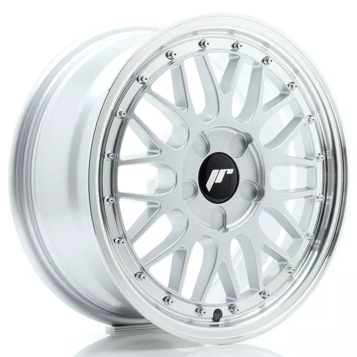 JR Wheels JR23 16x7 ET20-45 5H BLANK Hyper Silver w/Machined Lip - Japan Racing vanteet - 5902211994930 - 1