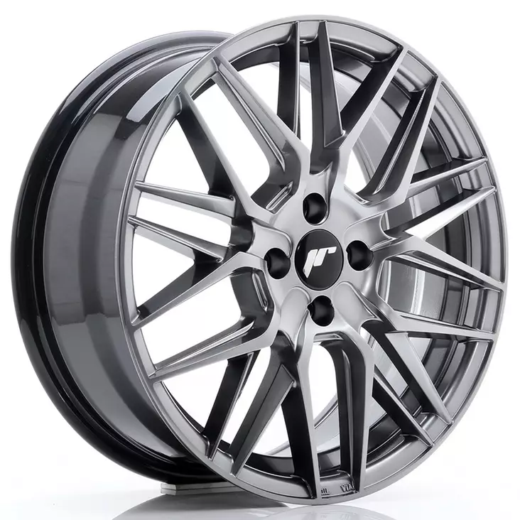 JR Wheels JR28 17x7 ET40 4x100 Hyper Black - Japan Racing vanteet - 5902211946250 - 1