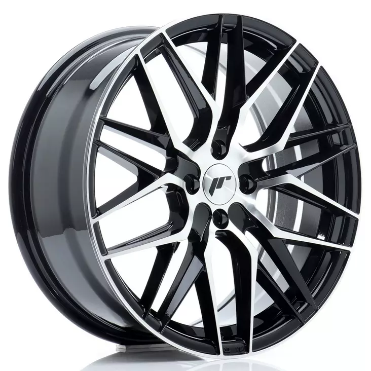 JR Wheels JR28 18x7,5 ET40 4x100 Gloss Black Machined Face - Japan Racing vanteet - 5902211958000 - 1