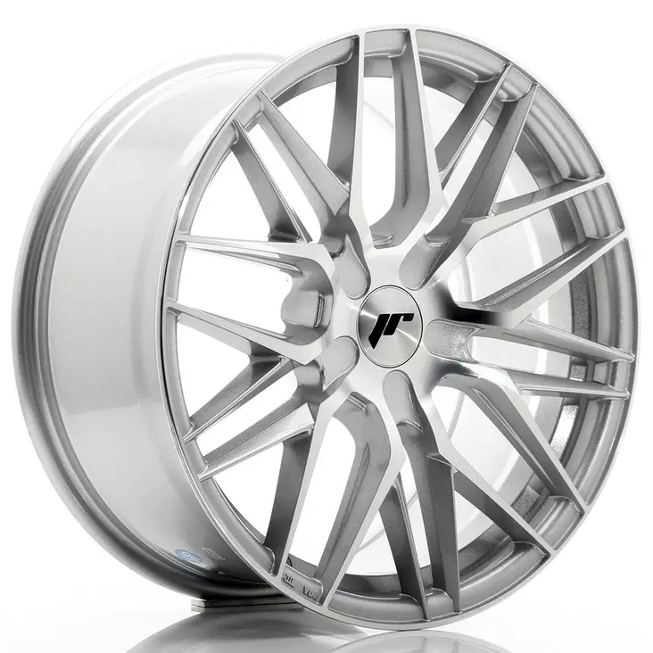 JR Wheels JR28 18x8,5 ET20-40 5H BLANK Silver Machined Face - Japan Racing vanteet - 5902211929000 - 1