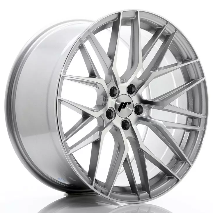 JR Wheels JR28 20x10 ET40 5x120 Silver Machined Face - Japan Racing vanteet - 5902211953210 - 1