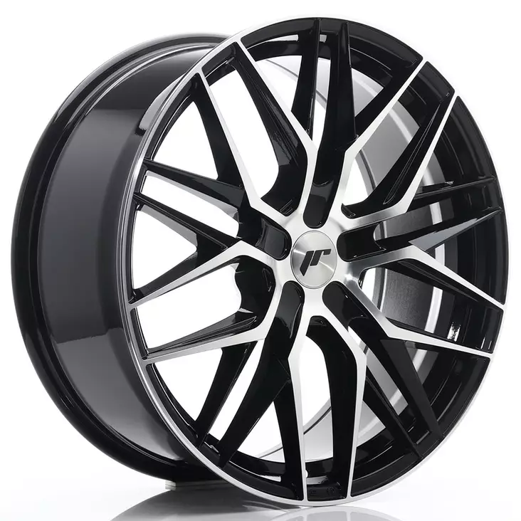 JR Wheels JR28 21x9 ET15-45 5H BLANK Gloss Black Machined Face - Japan Racing vanteet - 5902211938200 - 1
