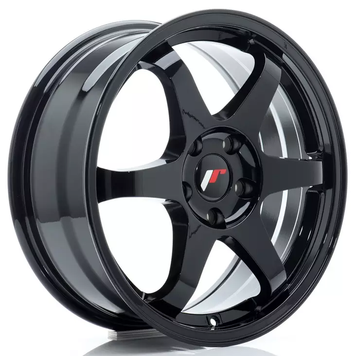 JR Wheels JR3 17x7 ET40 4x100 Gloss Black - Japan Racing vanteet - 5902211989110 - 1