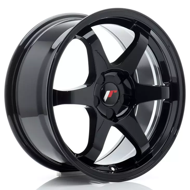 JR Wheels JR3 17x8 ET20-35 5H BLANK Gloss Black - Japan Racing vanteet - 5902211998570 - 1