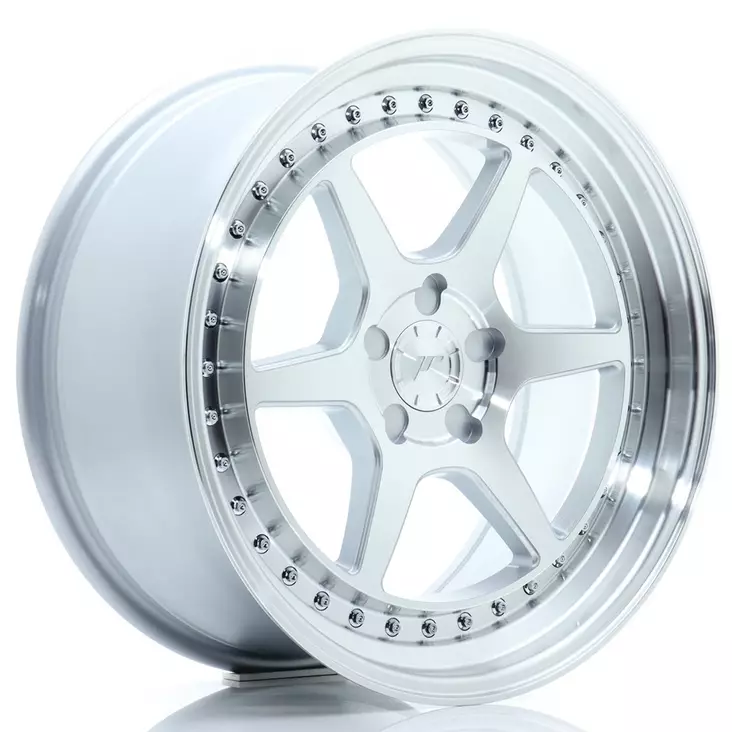 JR Wheels JR43 18x8,5 ET15-35 5H BLANK Silver w/Machined Face - Japan Racing vanteet - 5902211960690 - 1