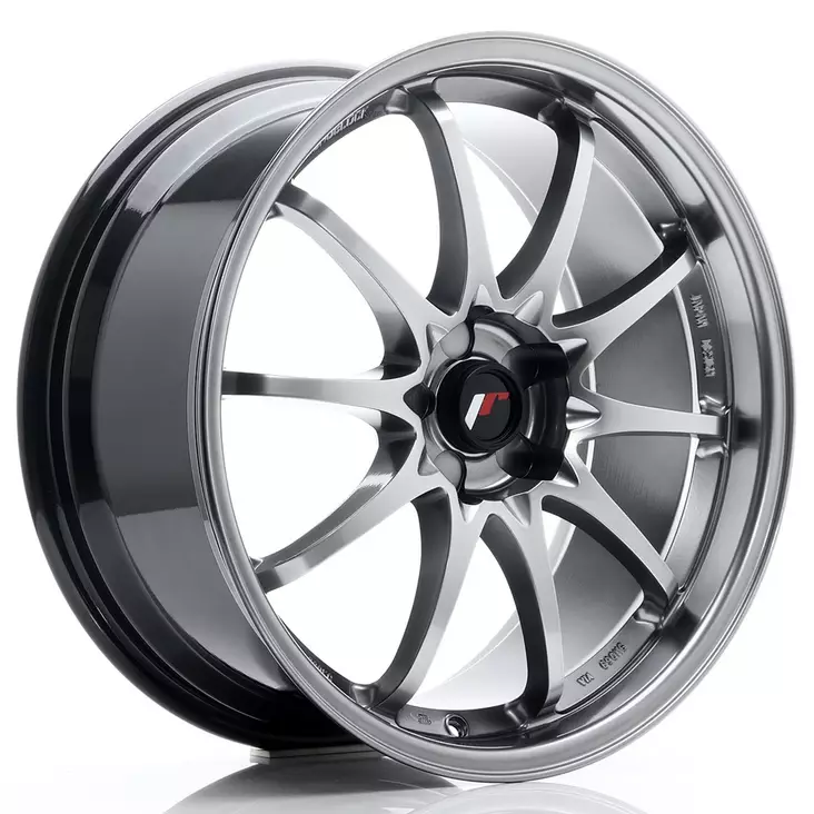 JR Wheels JR5 19x8.5 ET43 5H BLANK Hyper Black - Japan Racing vanteet - 5902211902720 - 1