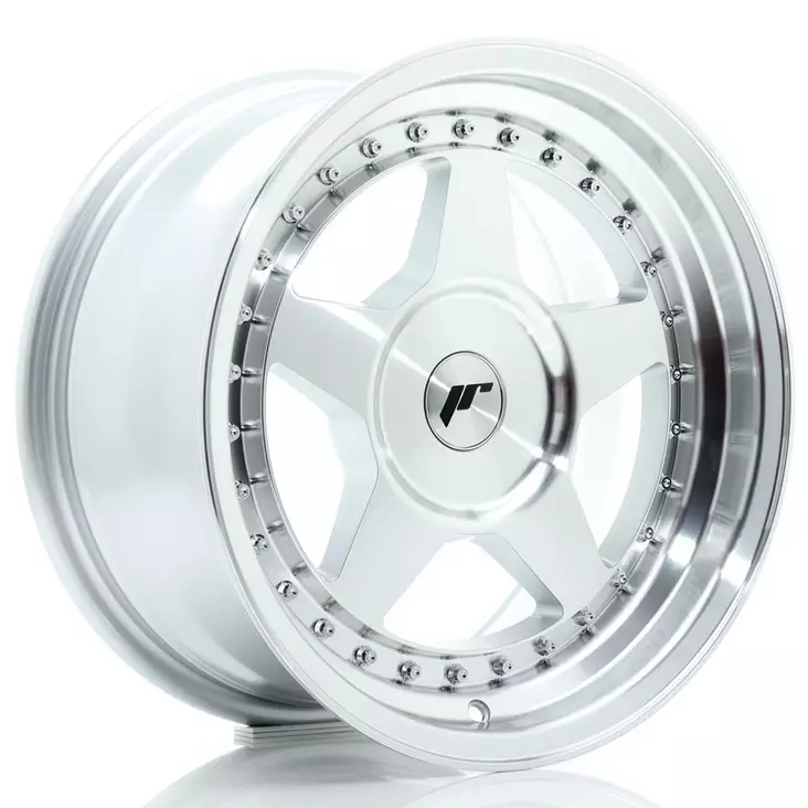 JR Wheels JR6 16x8 ET10-30 BLANK Silver Machined Face - Japan Racing vanteet - 5902211999140 - 1