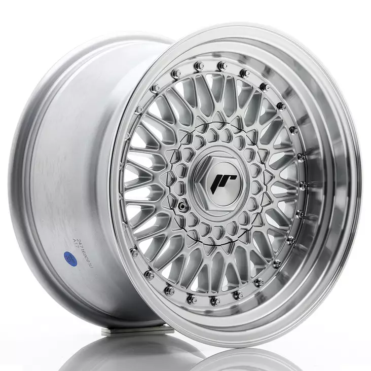 JR Wheels JR9 16x9 ET20 4x100/108 Silver w/Machined Lip+Silver Rivets - Japan Racing vanteet - 5902211928560 - 1