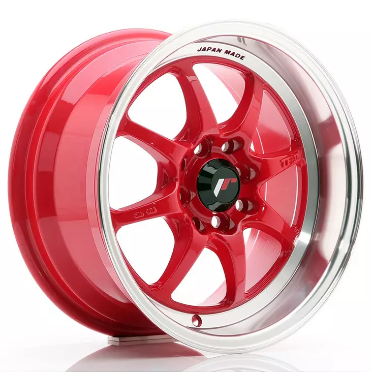 JR Wheels TF2 15x7,5 ET30 4x100/114 Red - Japan Racing vanteet - 5902211908890 - 1