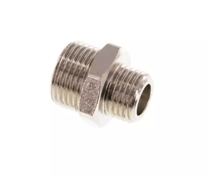 Kaksoisnippa 3/8" G uros - 1/4" G uros - Paineilmaliittimet ja sovitteet - paineil0060 - 1