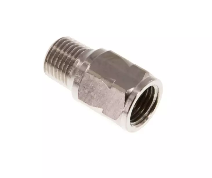 Vastaventtiili 1/4" G naaras - 1/4" R uros - Ilma-alustan tarvikkeet - fitting_1590 - 1