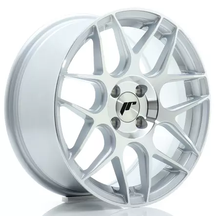 JR Wheels JR18 16x7 ET35 4x100 Silver Machined Face - Japan Racing vanteet - 5902211993551 - 1