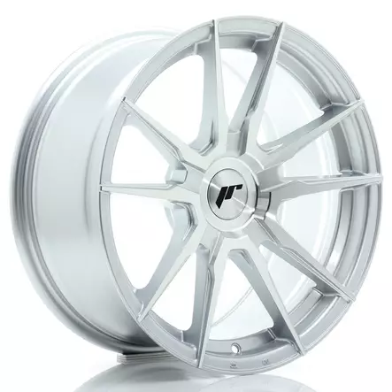 JR Wheels JR21 17x9 ET20-45 BLANK Silver Machined - Japan Racing vanteet - 5902211996101 - 1