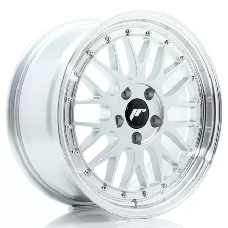 JR Wheels JR23 17x8 ET35 5x100 Hyper Silver w/Machined Lip - Japan Racing vanteet - 5902211995111 - 1