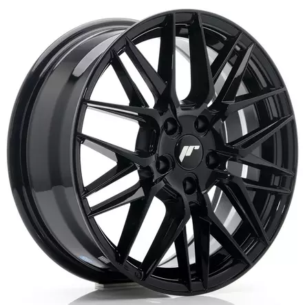 JR Wheels JR28 17x7 ET40 5x114,3 Glossy Black - Japan Racing vanteet - 5902211957881 - 1