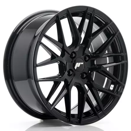 JR Wheels JR28 17x8 ET40 4x100 Glossy Black - Japan Racing vanteet - 5902211957911 - 1