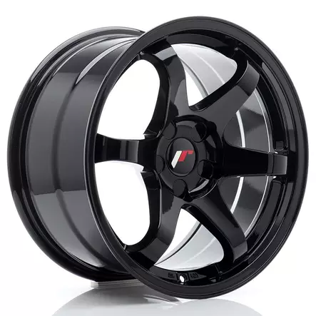 JR Wheels JR3 17x9 ET20-35 BLANK Gloss Black - Japan Racing vanteet - 5906871153331 - 1