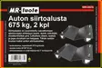 Auton siirtoalusta 2kpl - Autotyökalut ja tarvikkeet - 6430074696771 - 3